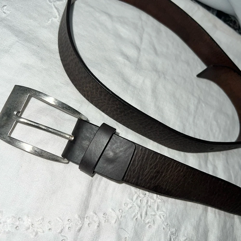 Men's Brown Leather‎ Belt